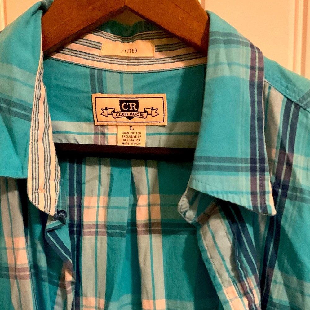 Club room men’s long sleeve shirt